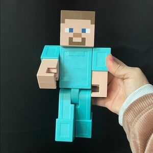 Mattel Minecraft OFFICIAL large-scale (8.5-inch) Steve missing helmet